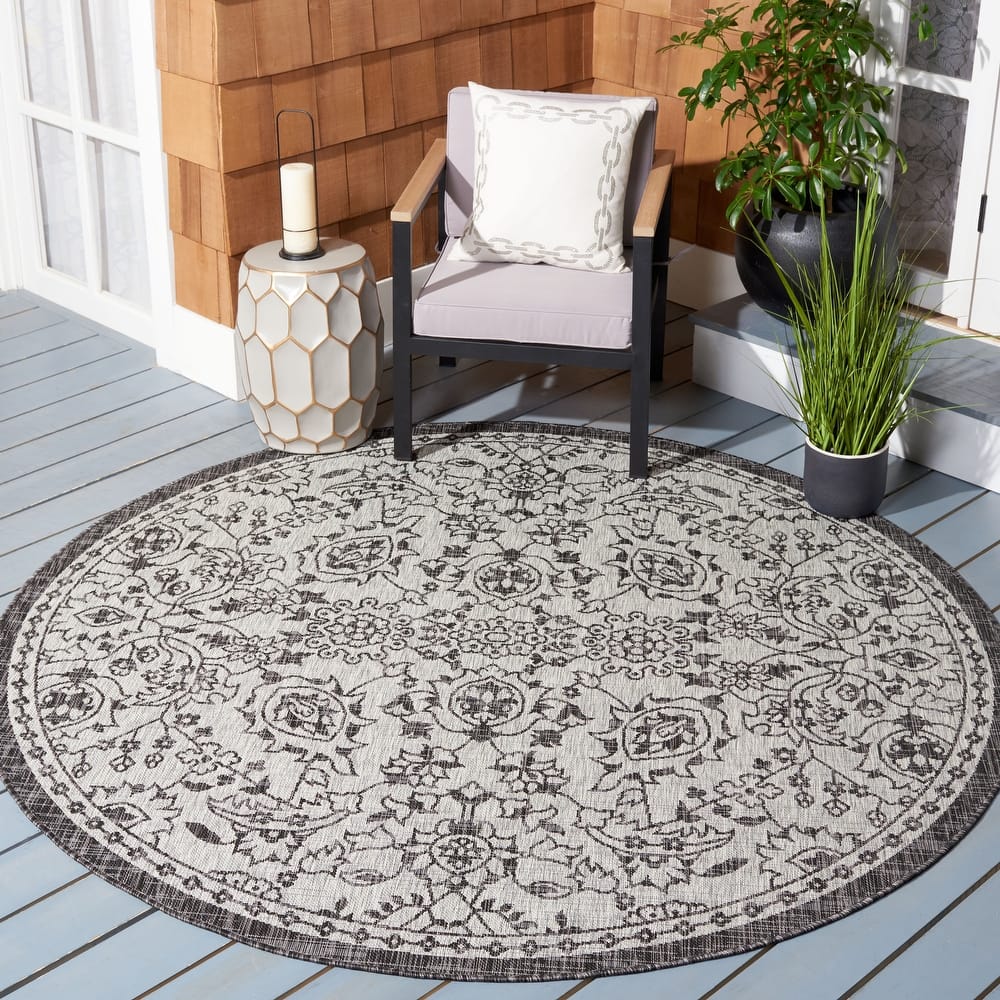 SAFAVIEH Courtyard Rochel Indoor/ Outdoor Waterproof Patio Backyard Rug