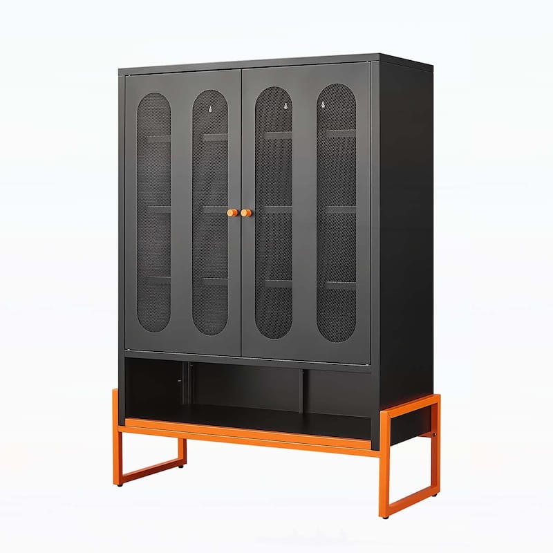Modern Minimalist Double Door Shoe Cabinet