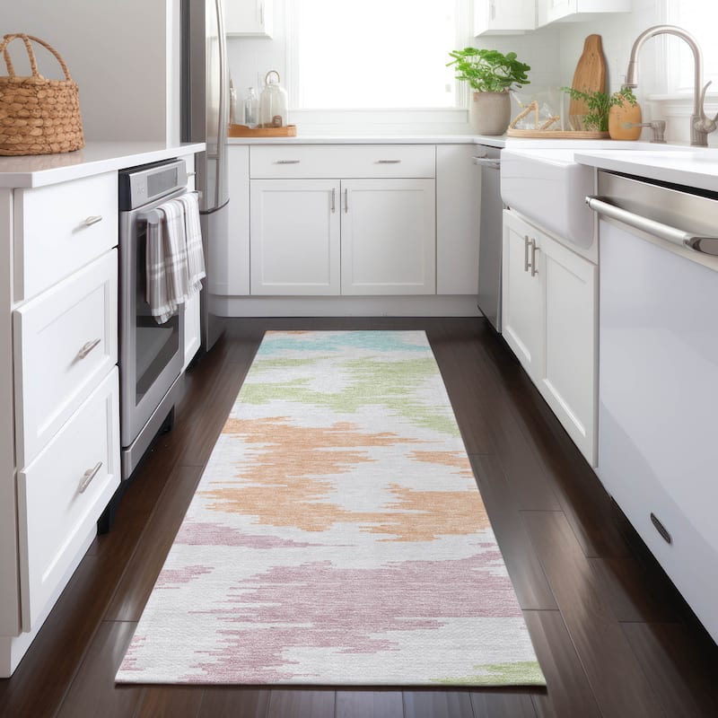 Machine Washable Indoor/ Outdoor Chantille Global Boho Rug