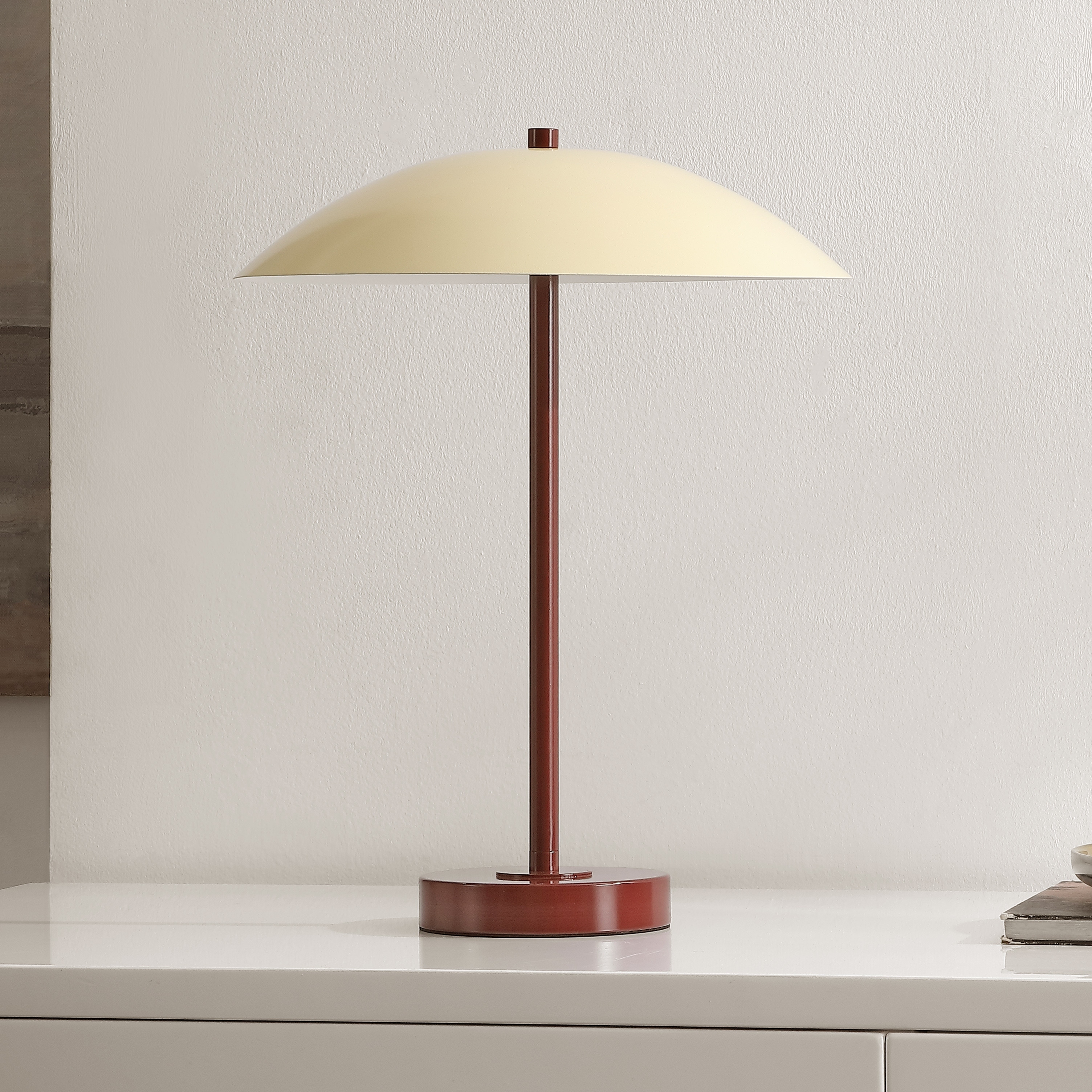 SAFAVIEH Stassi 16-inch Metal Table Lamp (LED Bulb Included) - 13"W x 13"D x 16"H