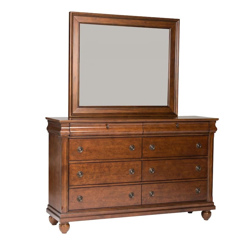 Liberty Furniture Sleigh Bed, Dresser & Mirror, Chest, Nightstand - California King, King, Queen