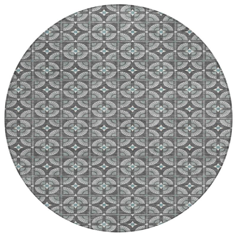 Machine Washable Indoor/ Outdoor Modern Roeland Chantille Rug