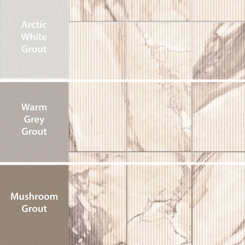 Merola Tile Reve Roseliere Deco Rose 11-3/4" x 23-1/2" Porcelain Wall Tile