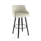 Option Light Grey-Beige PVC / Dark Grey-Brown Wood