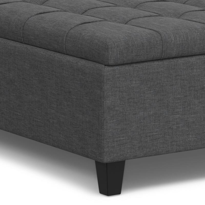 WYNDENHALL Elliot 40 inch Wide Transitional Square Table Ottoman