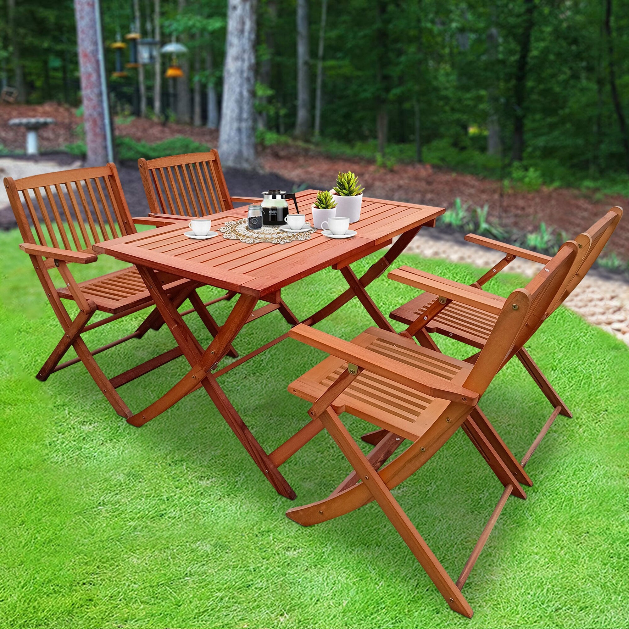 Cheap folding garden table and chairs sales