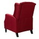 preview thumbnail 3 of 87, Debora Wingback Button Tufted Push-back Recliners Set of 2 by HULALA HOME
