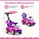 preview thumbnail 14 of 28, Gymax 3-in-1 Sliding Walker w/ Adjustable Canopy Horn Music & Light