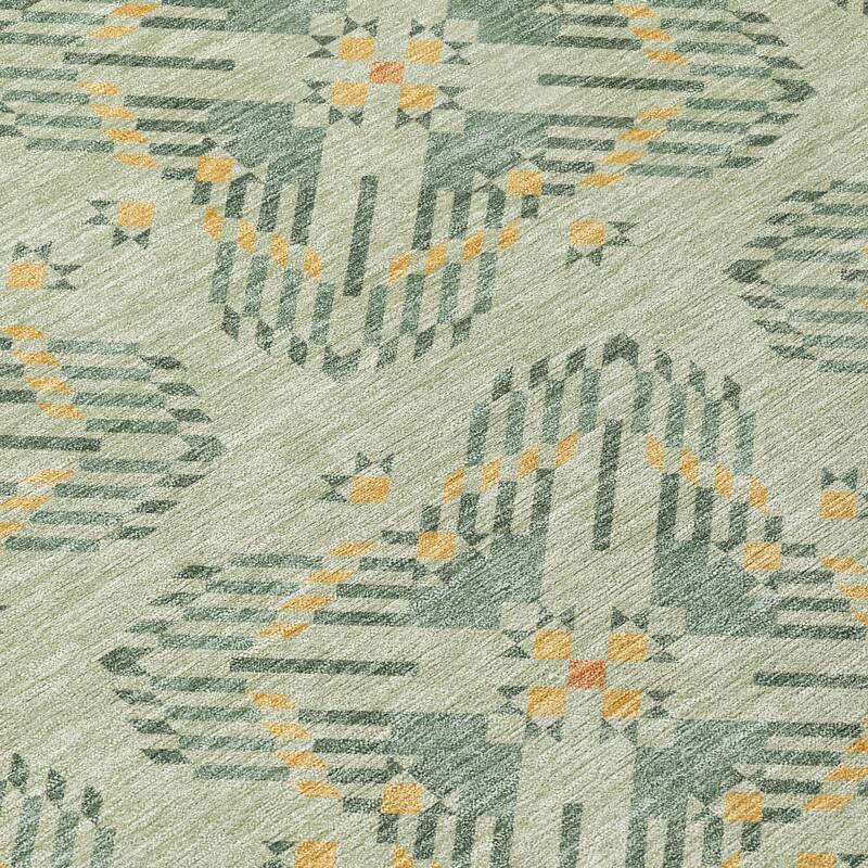 Machine Washable Indoor/ Outdoor Modern Frontenac Chantille Rug