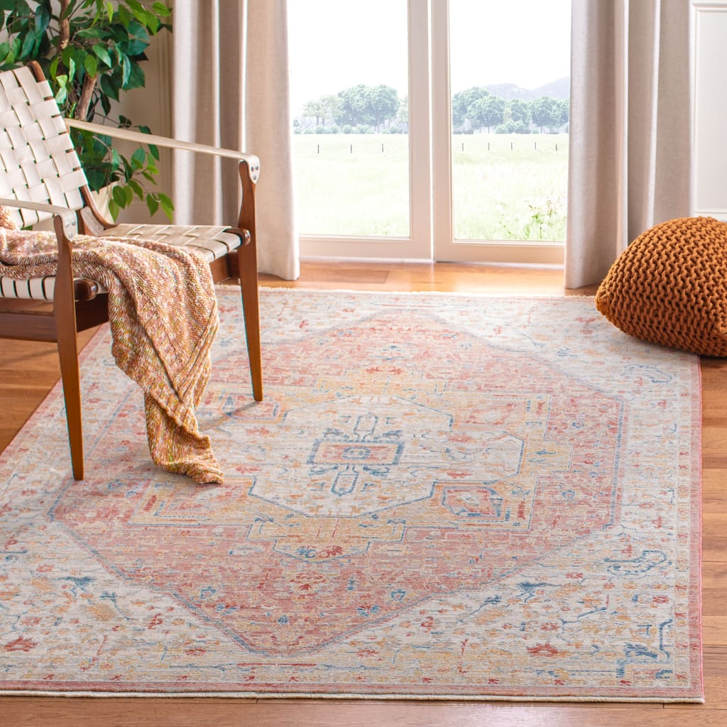 SAFAVIEH Kenitra Suzette Vintage Oriental Polyester Rug