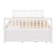 preview thumbnail 11 of 10, Stylish Daybed - Pull-Out Trundle, Three Functional Drawers, and Modern Design - Ideal for Sleepovers and Storage, White
