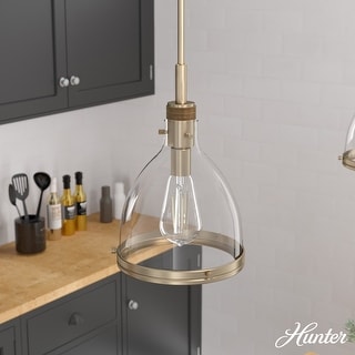 Hunter 10" Van Nuys 1 Light Pendant - Kitchen Island, Dining Room - Industrial, Contemporary, Transitional