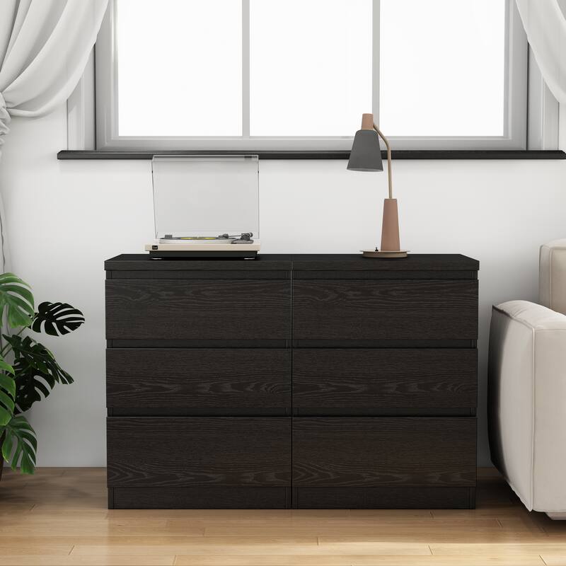 19.7"Nightstand with 3 Drawers,Set of 2,Beside Table with Drawers Handle Free Design,Thickened Top Plate,3 Drawer