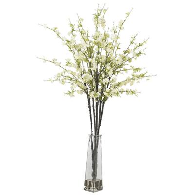 Cherry Blossoms w/Vase Silk Flower Arrangement - 38