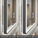 preview thumbnail 11 of 36, KIOTEE Rectangular Framed Front & Back LED Lighted Anti-Fog Tempered Glass Bathroom Vanity Mirror with ETL and 3-Year Warranty