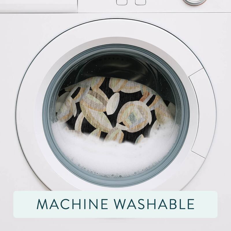 Machine Washable Indoor/ Outdoor Modern Heli Chantille Rug