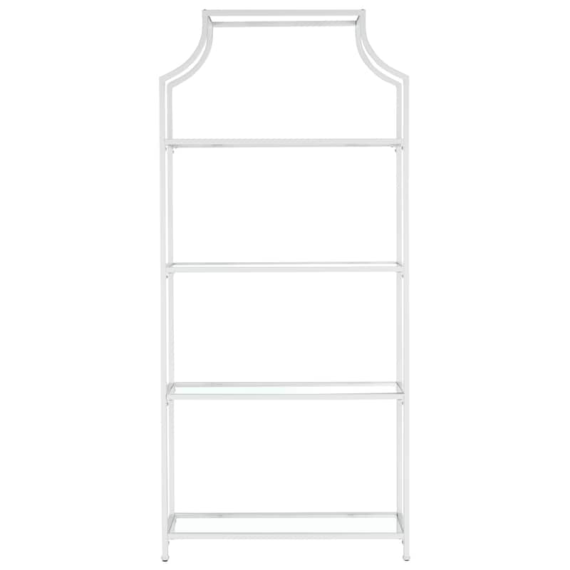 SAFAVIEH Sheron 4-Tier White Etagere - 36" x 12" x 80" - 36Wx12Dx80H - White