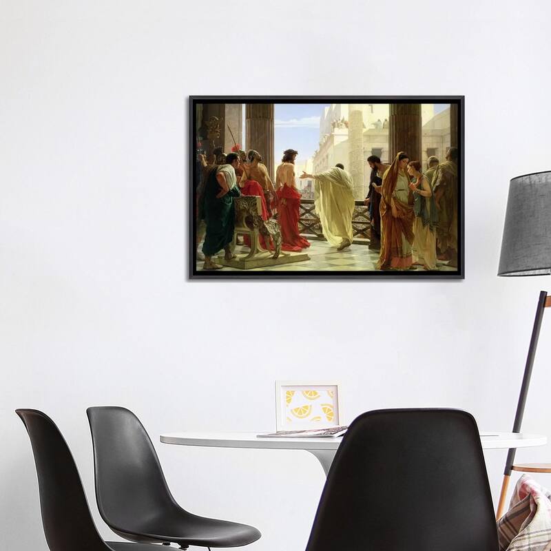 iCanvas "Ecce H-mo " by Antonio Ciseri Framed