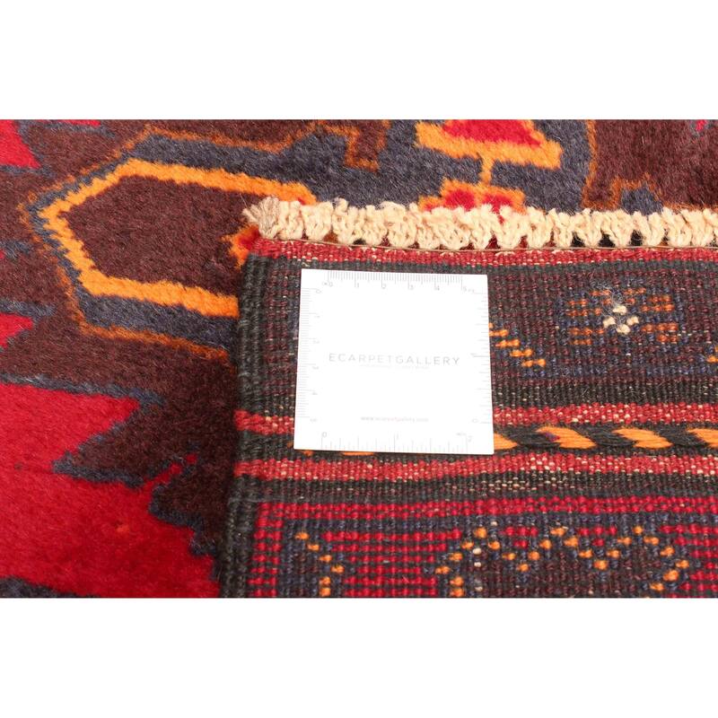 ECARPETGALLERY Hand-knotted Teimani Dark Navy Wool Rug - 3'6 x 6'8