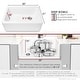 preview thumbnail 25 of 46, STYLISH Undermount 30" Workstation Single-Bowl Composite Granite Kitchen Sink - 30" x 21" x 10"