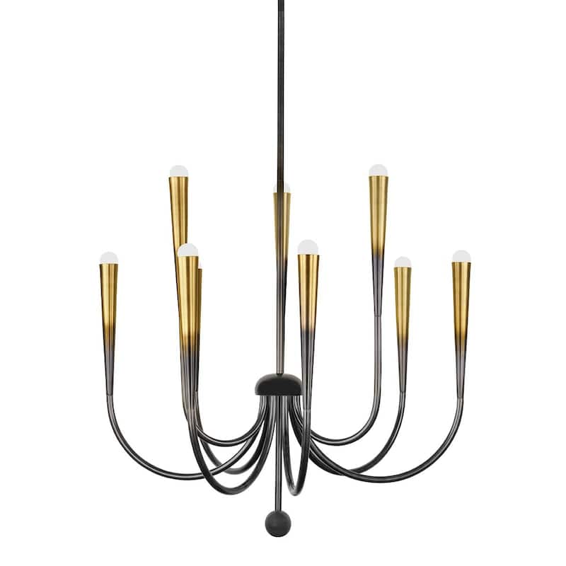 Hudson Valley Lighting CB3849 Adley 9 Light 40" Wide Chandelier - Gradient Brass