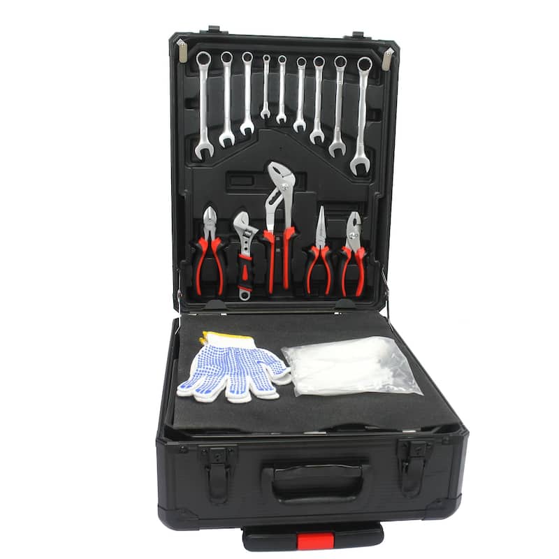 899pcs Home Repair Toolbox Storage Set Kit with 4 Drawers