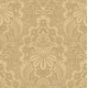 preview thumbnail 1 of 4, Seabrook Designs Lizzy Floral Damask Unpasted Wallpaper 20.5 in. W x 33 ft. L - Metallic Khaki