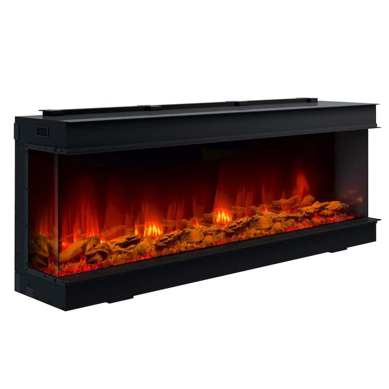 Dynasty Fireplaces Melody Series 63 inch Smart Multi Sided Electric Fireplace