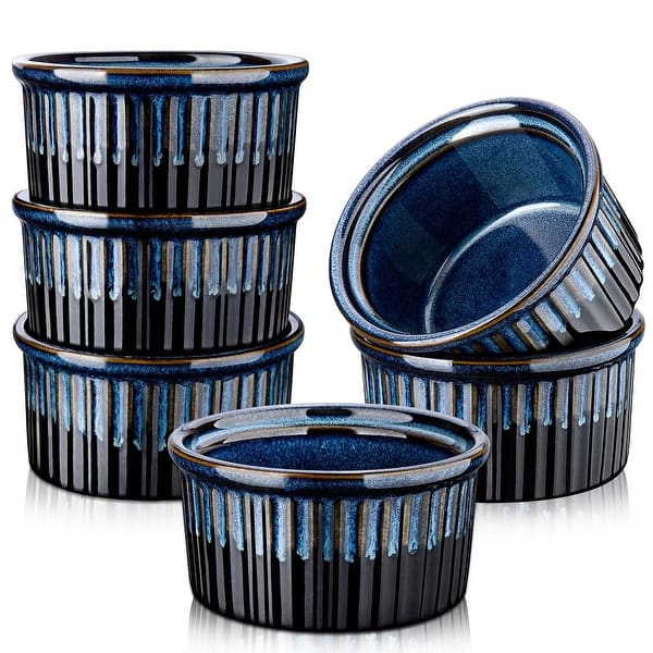 vancasso Glimmer 0.3 qt. 4 inches Baking Cups(set of 6)