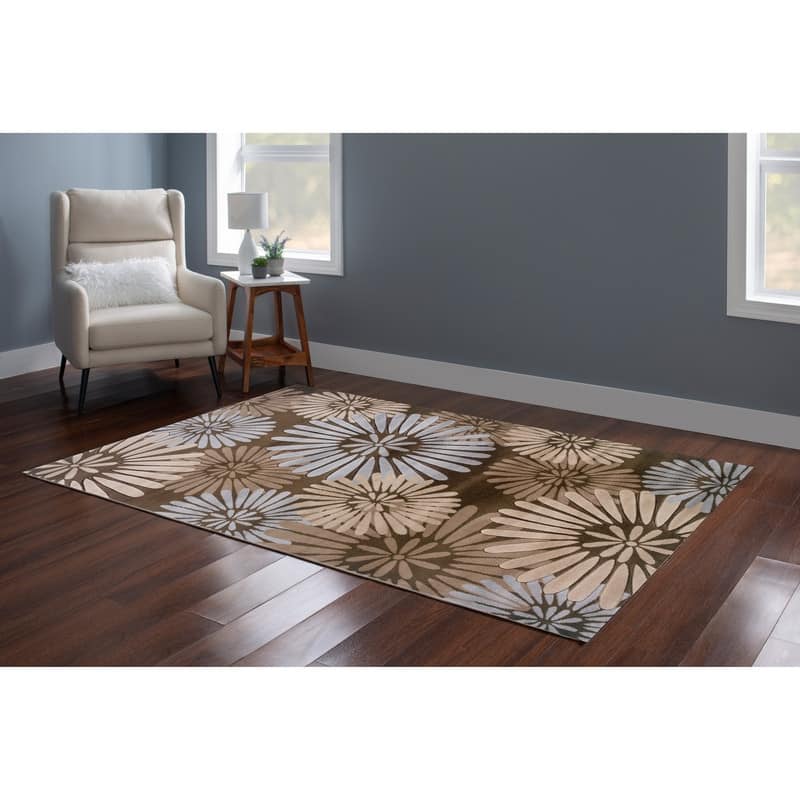 Milan Perth Floral Area Rug