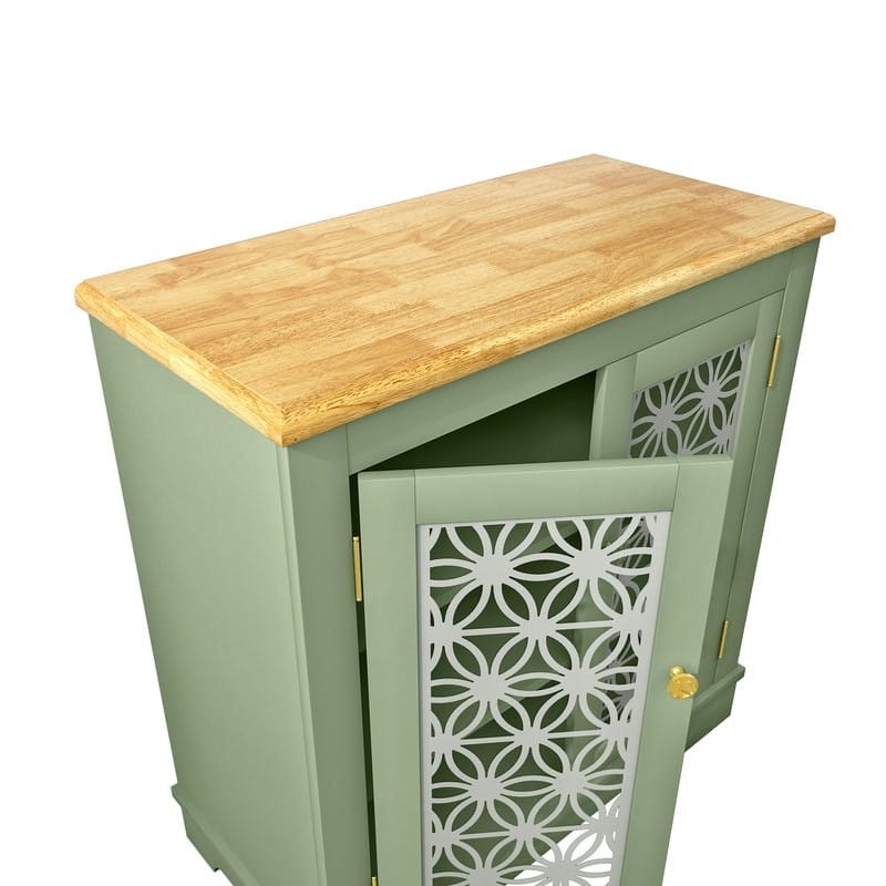 31 in. Rustic Bathroom Bedroom Accent Storage Cabinet