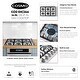 preview thumbnail 3 of 10, 36 in. Gas Cooktop in Stainless Steel with 6 Italian Made Burners - 36 in.