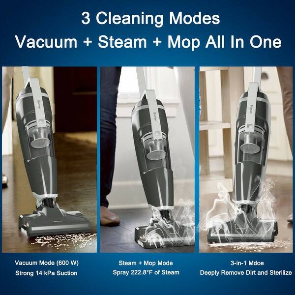 Shop Lightweight Vacuum Steam Cleaner With Hepa Filter Overstock 30753834