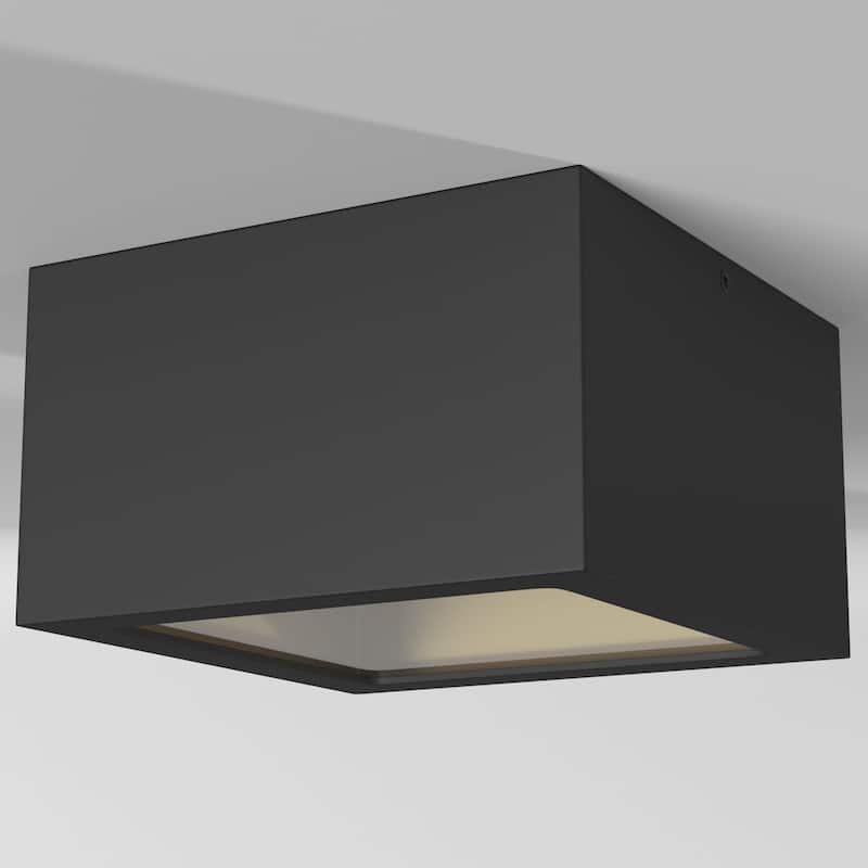 Hinkley Lighting Kube 8 Watt 6" Wide Integrated LED Outdoor Ceiling