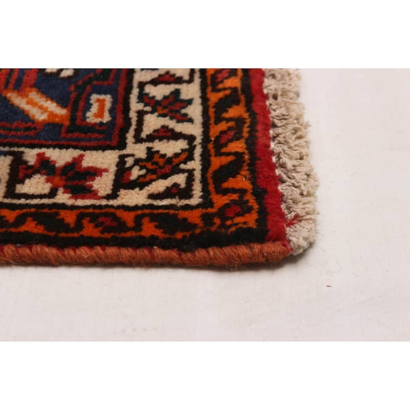 ECARPETGALLERY Hand-knotted Melis Vintage Red Wool Rug - 5'3 x 9'10