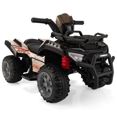 6V Kids Ride-On ATV Quad, Electric 4-Wheeler Car with Music, Horn, USB, and MP3 for Toddlers Ages 18-48 Months