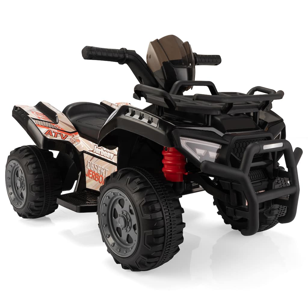 6V Kids Ride-On ATV Quad, Electric 4-Wheeler Car with Music, Horn, USB, and MP3 for Toddlers Ages 18-48 Months