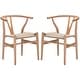 preview thumbnail 7 of 27, Poly and Bark Weave Chairs (Set of 2) Natural