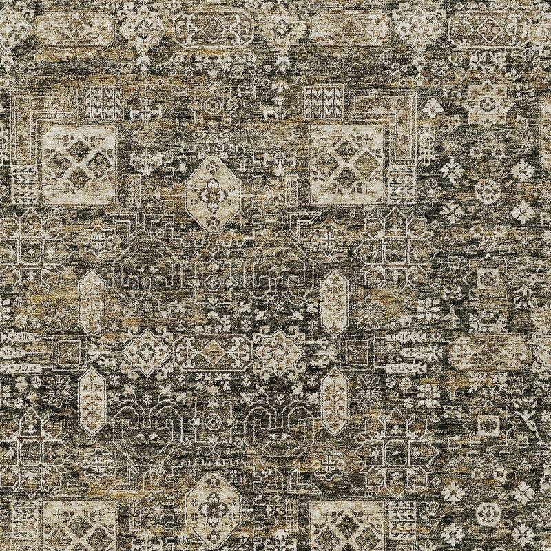 HomeRoots Oriental Transitional Rectangle Outdoor Rug