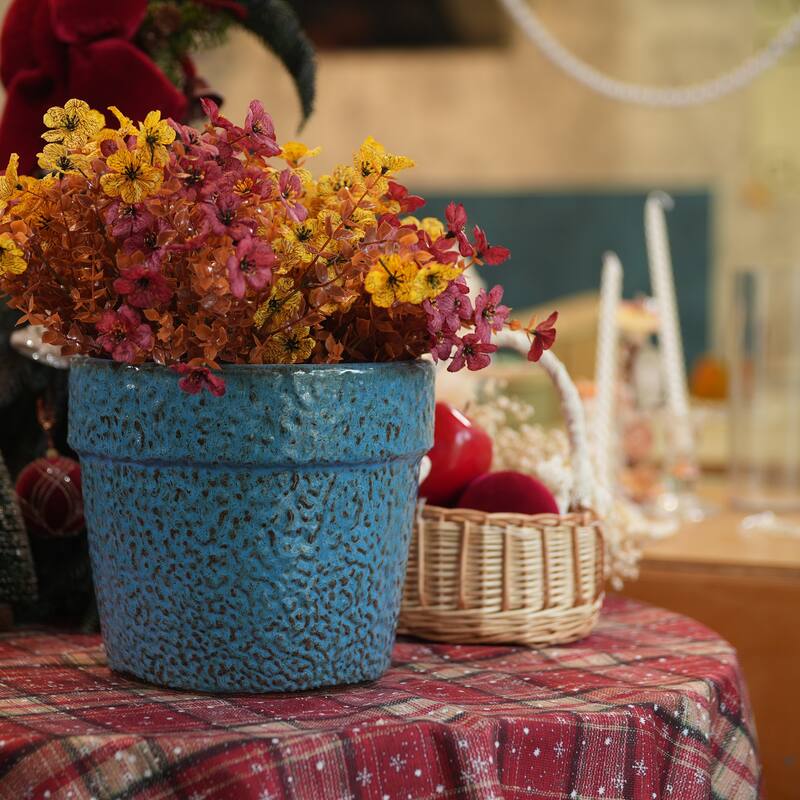 Handmade Ceramic Planter with Speckled Glaze, for Orchids Succulents