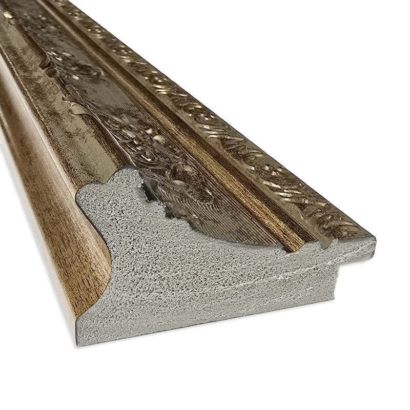 Filigree Non-Beveled Framed Full-Length Floor Leaner Mirror