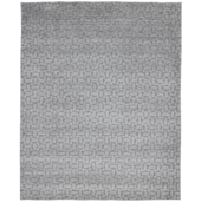 Overton Peyton One-of-a-Kind Handmade Area Rug - 9' x 12' - Grey