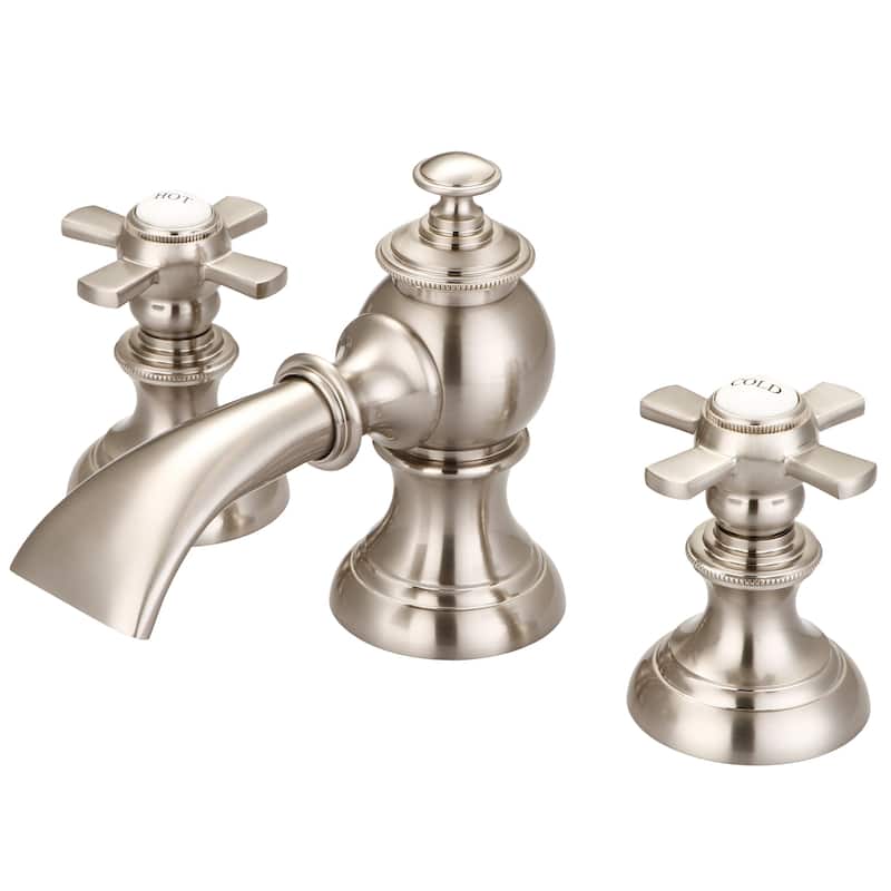 Widespread Lavatory Faucet with Pop-Up Drain