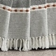preview thumbnail 6 of 21, Lush Decor Herringbone Stripe Yarn Dyed Cotton Woven Tassel Throw Blanket