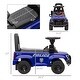 preview thumbnail 7 of 7, Police Truck Style Foot-to-Floor Sliding Car for Boys and Girls with Under-Seat Storage, for 18 Months to 5 Years Old, Blue