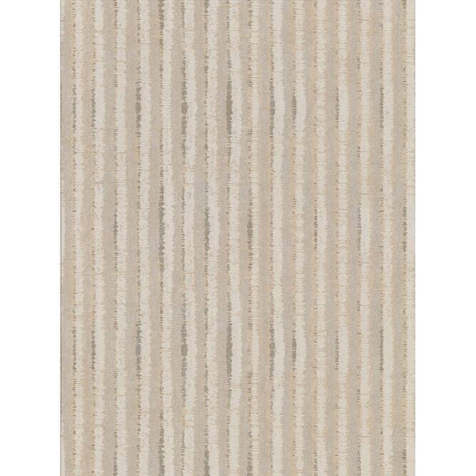 Brewster Annabeth Beige Distressed Stripe Wallpaper - 21in x 396in x 0.025in