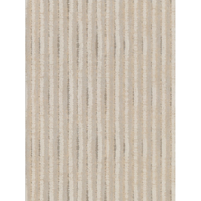 Brewster Annabeth Beige Distressed Stripe Wallpaper - 21in x 396in x 0.025in