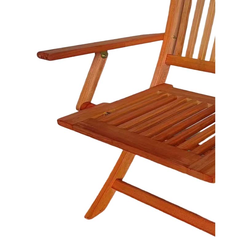 4 Piece Folding Solid Wood Kitchen Dining Chair with Backrest, Armrests for Dining Room Kitchen Living Room Bedroom Terrace