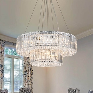 OYIPRO 6 8 12 Light Modern Round Crystal Chandelier Kitchen Island Pendant Light for Dining Room On Sale Bed Bath Beyond 36256313