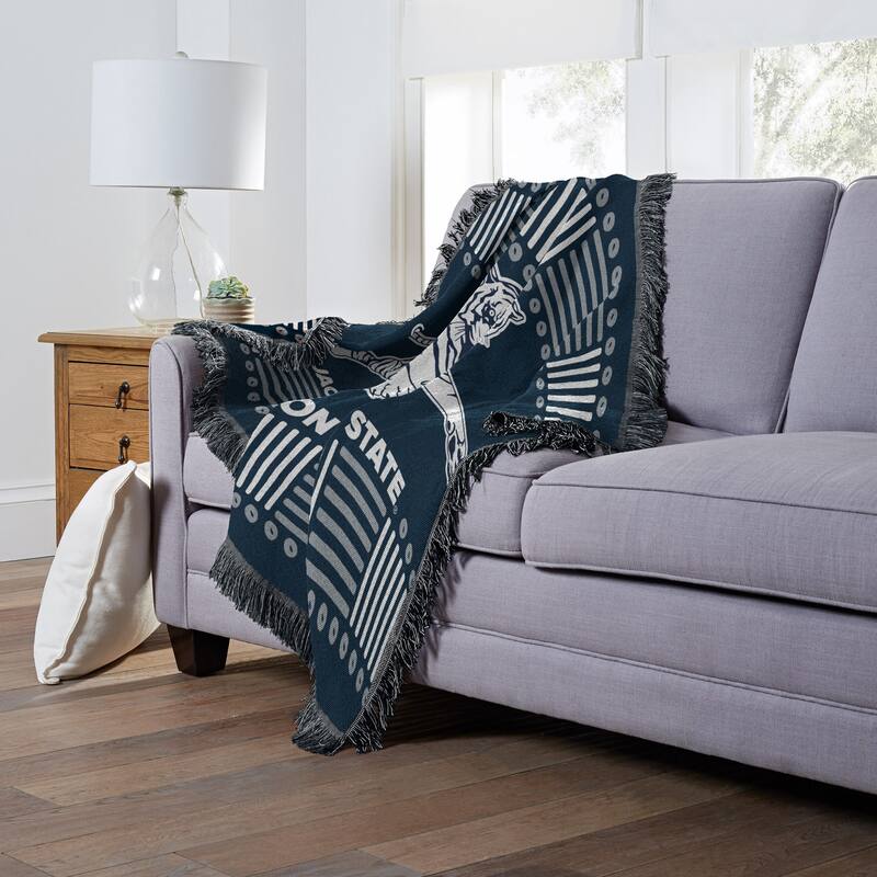 NCAA Homage Jacquard Throw Blanket